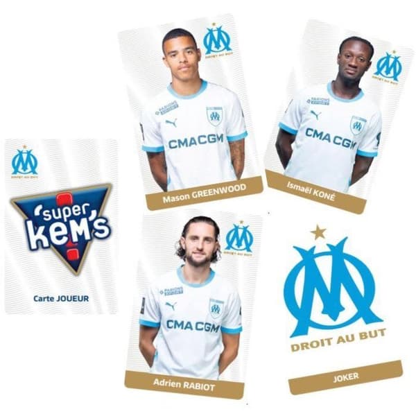 Super Kems Olympique de Marseille - Brädspel - MEGABLEU - Ålder 6+
