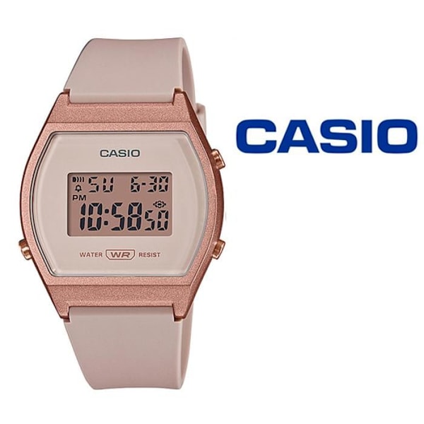 CASIO Damklocka Pink Collection - 3 ATM Vattentät - Stoppur - Nedräkning - Alarm