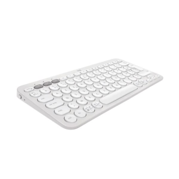 LOGITECH - Trådlöst tangentbord - Pebble Keys 2 M380s - Bluetooth - Easy-Switch-knapp - Vit - (920-011804)