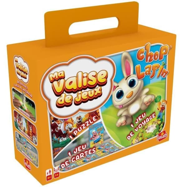 Multispel resväska 3-Chop Rabbit Travel GOLIATH