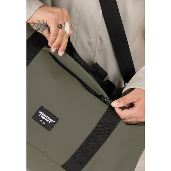 Sportväska - VÄDERRAPPORT - Bronsfärgad PU - 40 L - Khaki