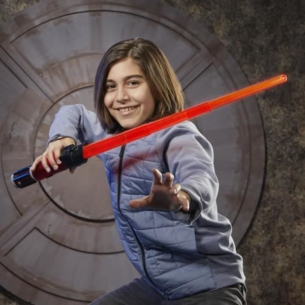 Darth Vader elektronisk ljussabel, Star Wars Lightsaber Forge Kyber Core, barnleksaker, 4 år