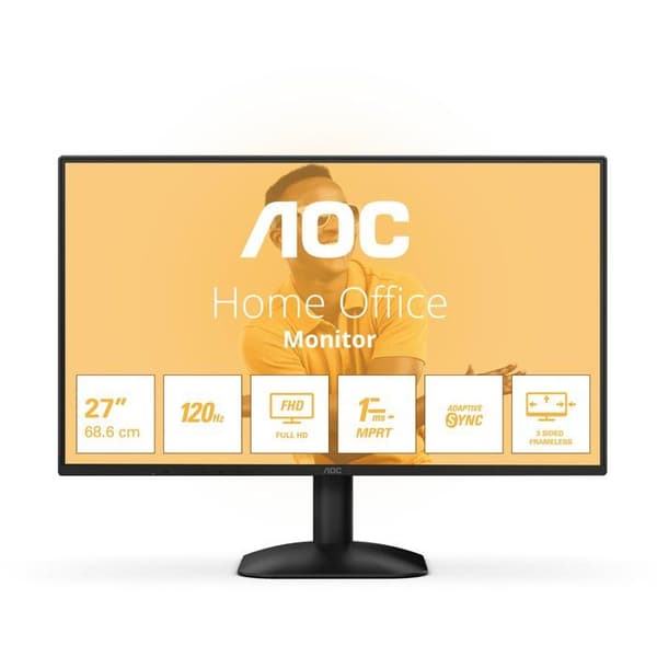 PC-skärm - AOC - 27'' - FHD - 120Hz - IPS-panel - 1ms - 27B31H