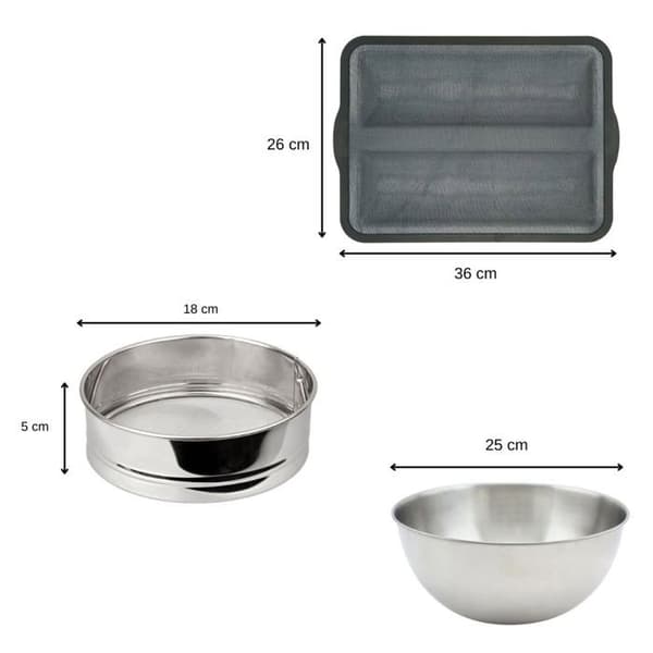 Set med 3 specialbestick för baguette - ZENKER