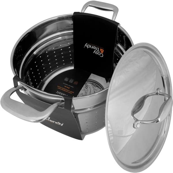 Pastainsats - MYSIG & TRENDY - KLASSISK - Rostfritt stål - Ø24 cm