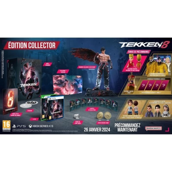 TEKKEN 8 - PS5-spel - Collector's Edition