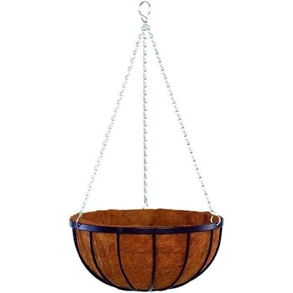 Suspension+coco - GARDEN ID Georgain - Ø35 H19 cm - Premium coco - Solid struktur - Djupt för växtutveckling