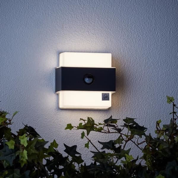ARCHIE Vägglampa utomhus, med sensor - integrerad LED 7W