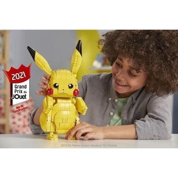 Mega Construx - Jätte Pokémon Pikachu - Byggstenar - Ålder 8