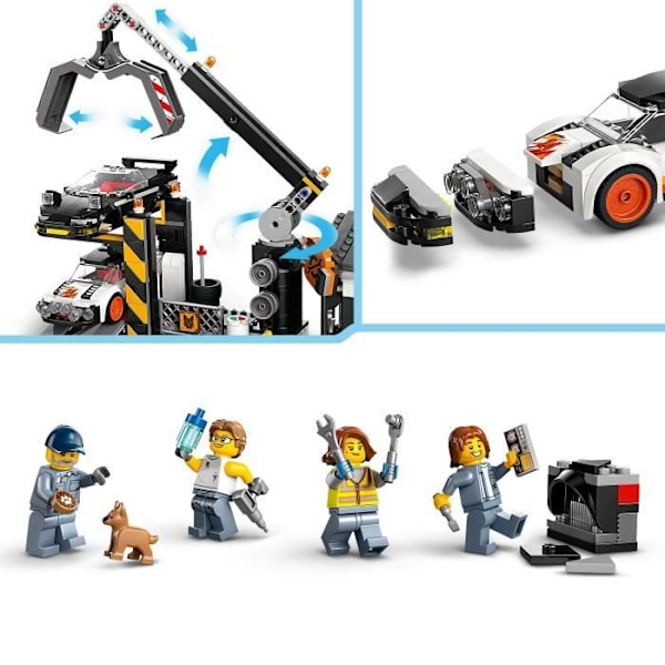 LEGO City 60472 bilskrot  Byggleksak för pojkar och flickor 7 år