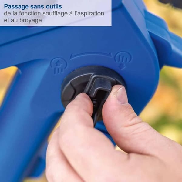 Scheppach BC-BLV720-X Sladdlös lövblås - Set S2.5 - 210 km/h luftflöde - 2 x 20V IXES batterier + 2,4h laddare