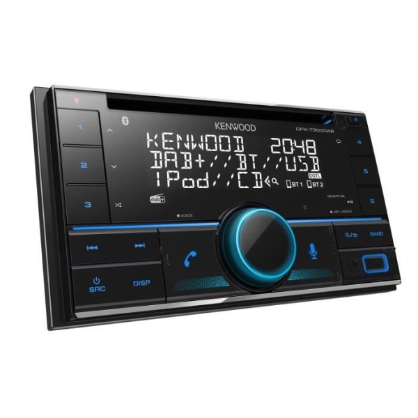 AutRadio - Kenwood - 2 DIN DPX -7300DAB - CD - USB - Bluetooth - iPhone - DAB+