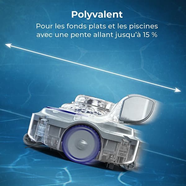 Batterirobot för pooler ovan jord - GRE RBR120