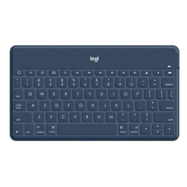 Trådlöst tangentbord - LOGITECH - Keys-To-Go - AZERTY - Bluetooth - 180g - Blå