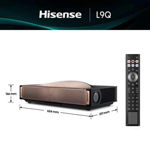 Videoprojektor - HISENSE - L9Q Smart Laser TV - 4K - 5000 lumen