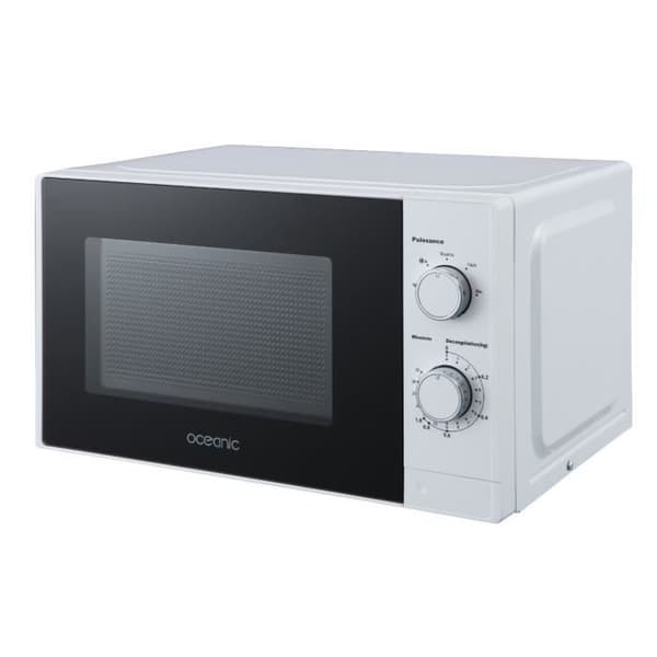 Mikrovågsugn - OCEANIC - OCEAMO20W12 - 20L - vit - Enkelfunktion