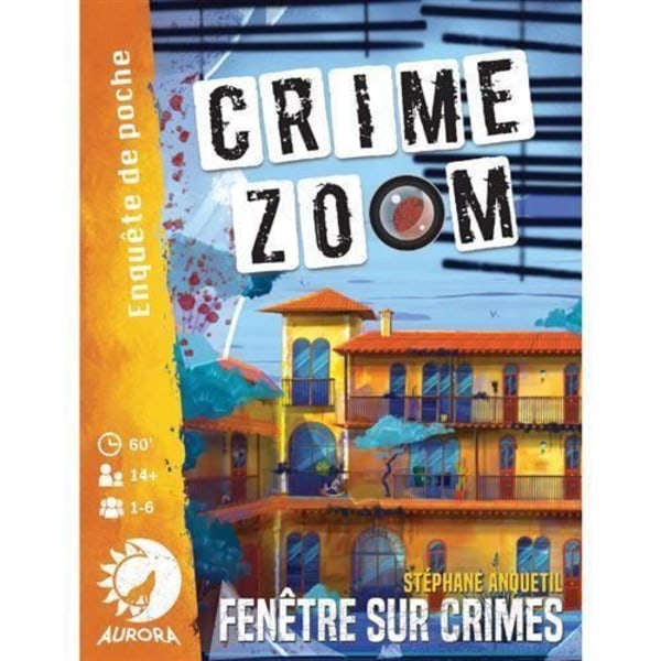 Crime Zoom Window on Crimes - Asmodee - Utredningsspel - Åldrar 14 - 30 minuter till 1 timme