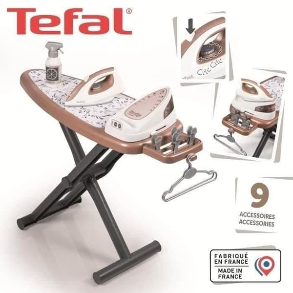 SMOBY - Tefal Strykbräda + Central - från 3 år