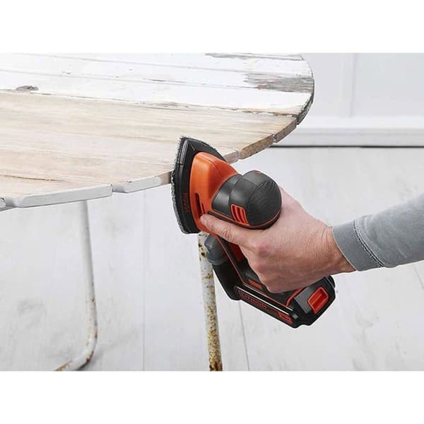 Sladdlös detaljslip - BLACK & DECKER - BDCDS18 18V - Musdesign - Dammpåse