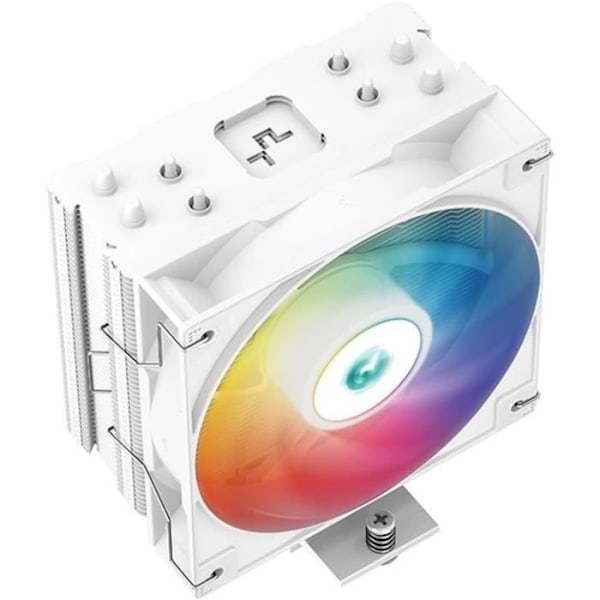 DEEPCOOL Gammaxx AG400 ARGB (Vit) - A-RGB CPU-kylare - 1x120mm