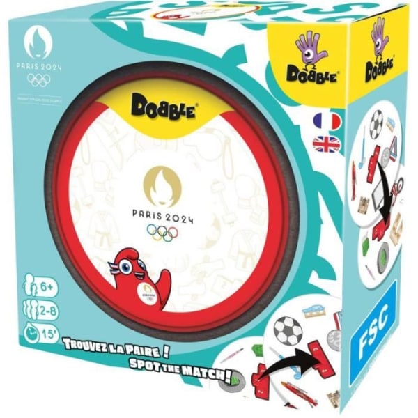Dobble: Olympic Games - Asmodee - Hastighets- och observationsspel - 6 år