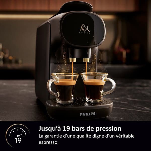 Kapselkaffemaskine - PHILIPS L'OR BARISTA - LM9012/60 - Sublim kaffemaskine - Sort