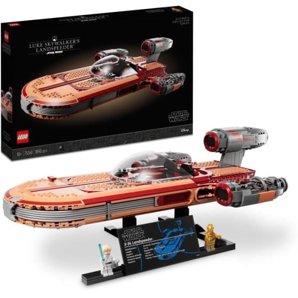 LEGO Star Wars 75341 Luke Skywalkers Landspeeder, modell rymdskepp, vuxna