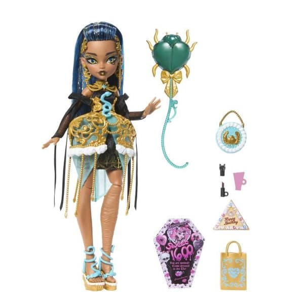 Monster High - Cleo De Nile Monstruös Födelsedagsdocka - Monster High - JBG76