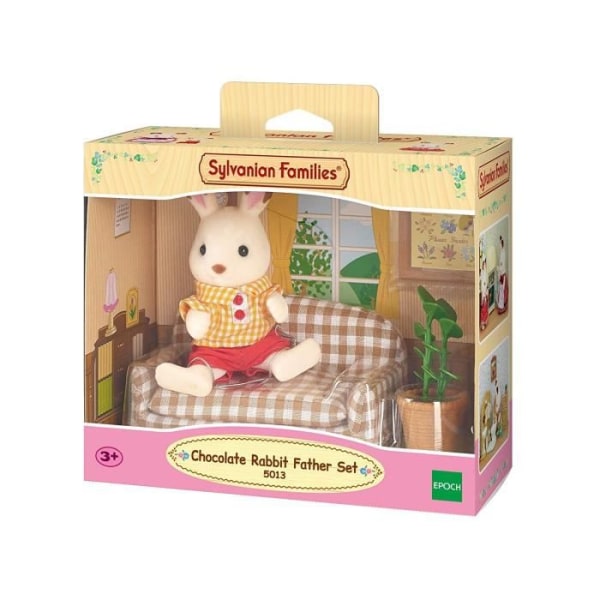 SYLVANISKA FAMILIER 5013 Papa Rabbit Chocolate and Salon