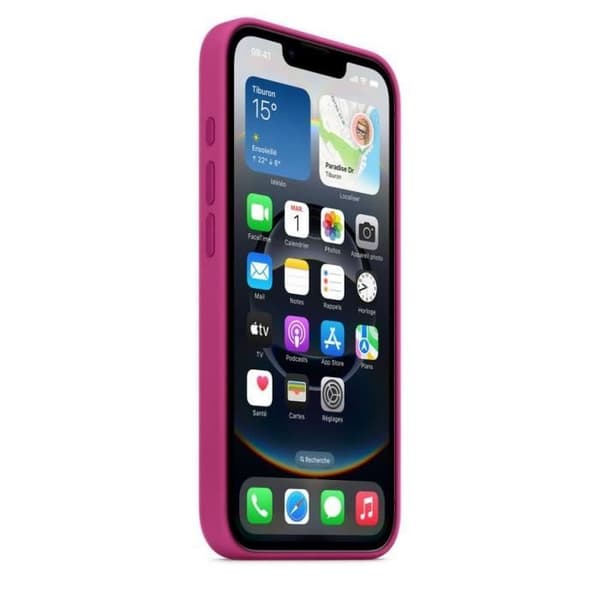 APPLE - iPhone 16E - Silikonskal - Fuchsia