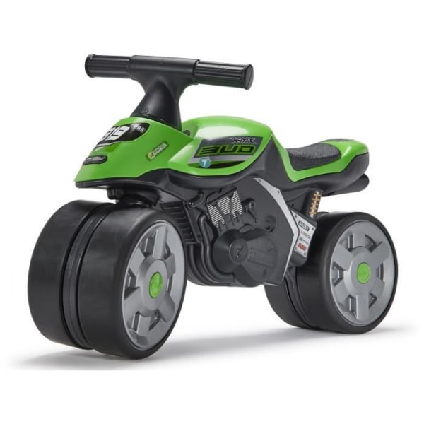 Motorcykel Ride-On - FALK - Bud Racing - Från 12 månader - 100% Tillverkad i Frankrike - 40% Återvunnen plast
