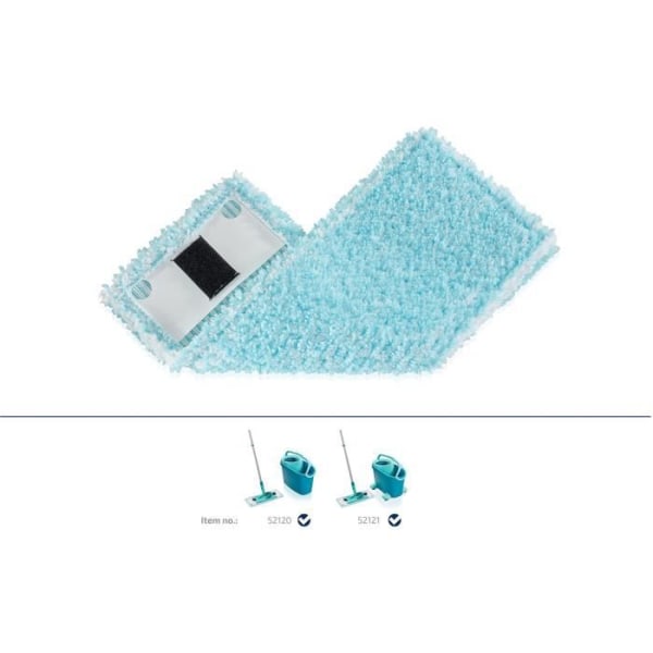 Ersättningsöverdrag för golvmopp - LEIFHEIT - Clean Twist M Ergo super soft 52122 - Specialöverdrag för ömtåliga golv