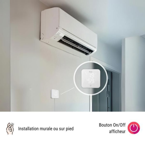Wi-Fi-termostat för värmepumpar och luftkonditionering