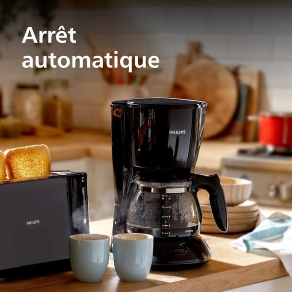 Filterkaffebryggare PHILIPS HD7461 / 20 - Svart