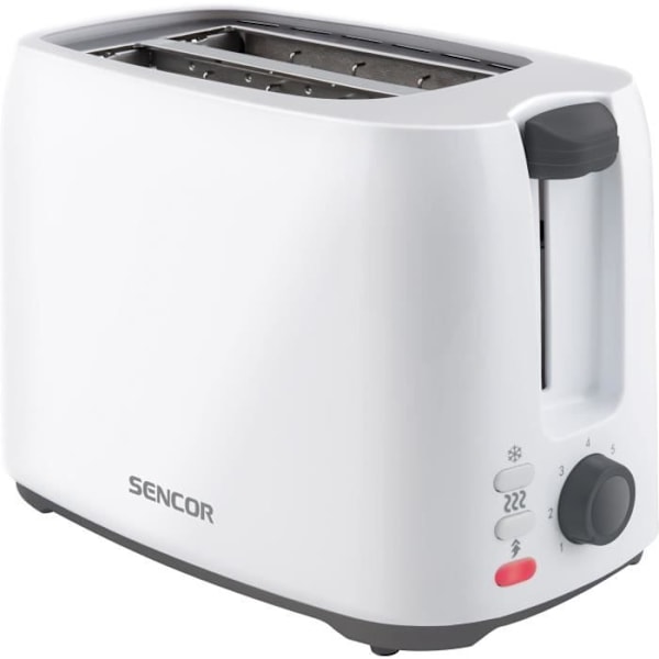 Brödrost - SENCOR - STS 2606WH - 750 W - 2 platser - Vit