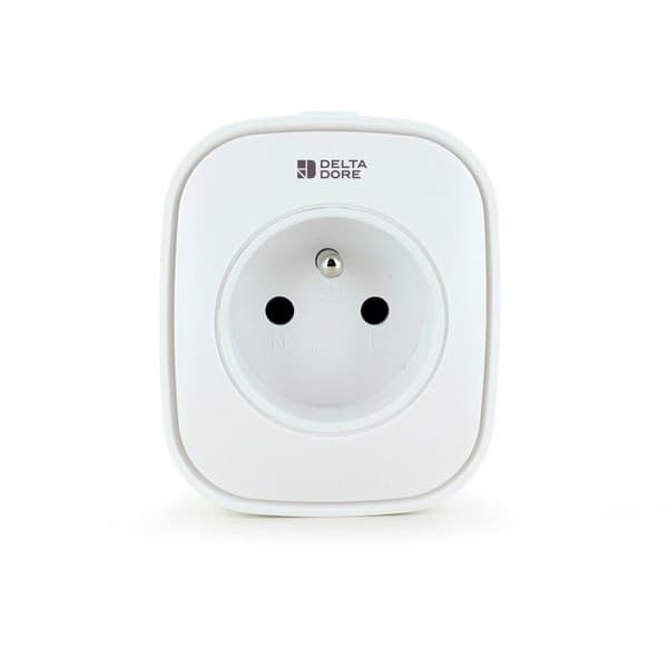 Uttag - DELTA DORE - Enkel kontakt - E16EM - 16A - Vit