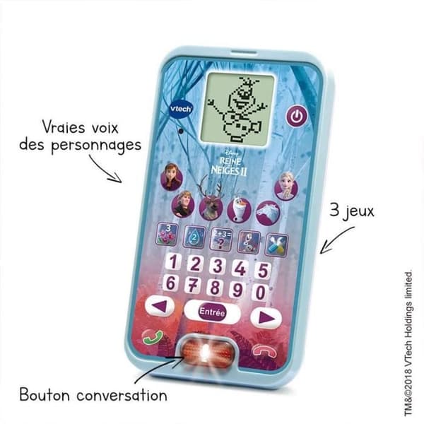 VTECH - 526105 - Frozen II - Den pedagogiska smarttelefonen