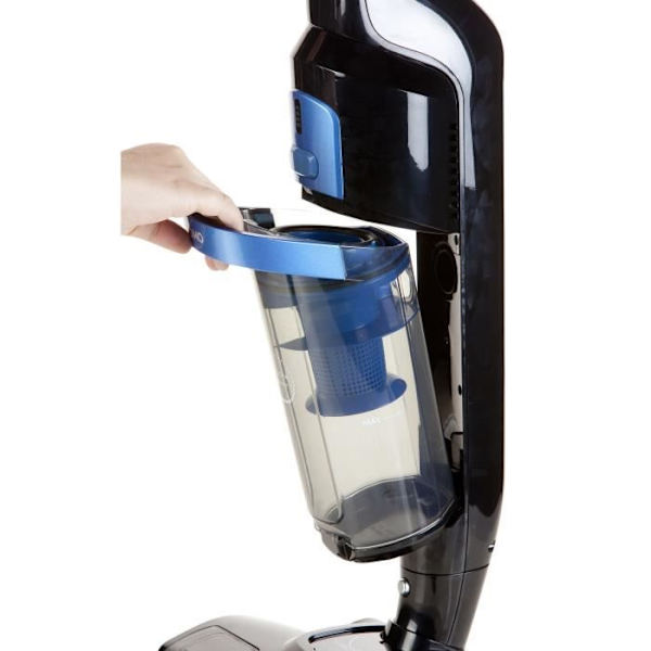 DOMO Sladdlös stickdammsugare DO221SV - Cyklonsystem - Li-Ion-batteri 29 V - Autonomi 50 min - Svart