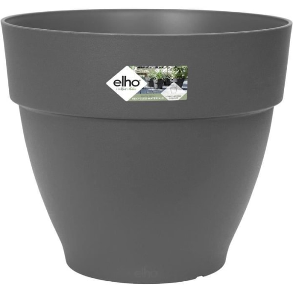 Vibia Round Flower Pot - Plast Tank - Ø47 - White