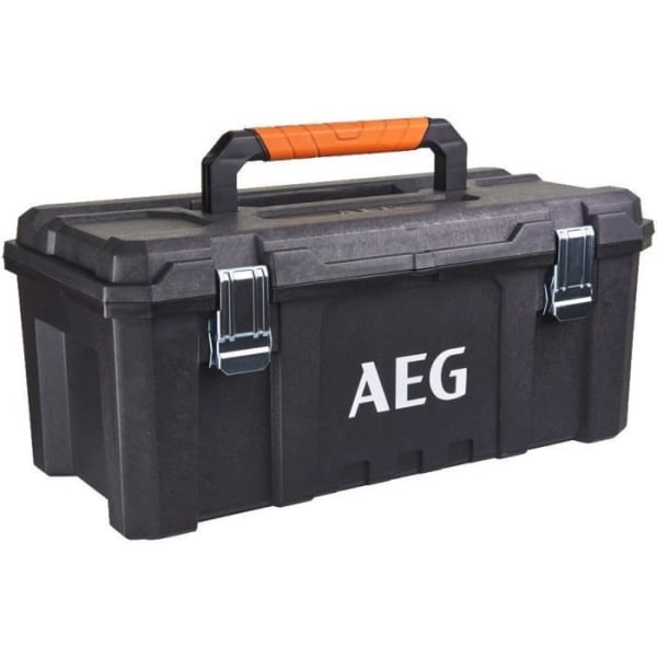 Pack slagborr + slagskruvmejsel + hammarborr - AEG POWERTOOLS - I verktygslåda med batterier och laddare