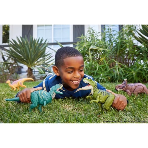 Jurassic World-Majungasaurus Fierce Roar-Action Figur HTK76