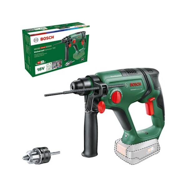UniversalHammer 18V borrhammare (endast) + SRE Adapterbohrfutter