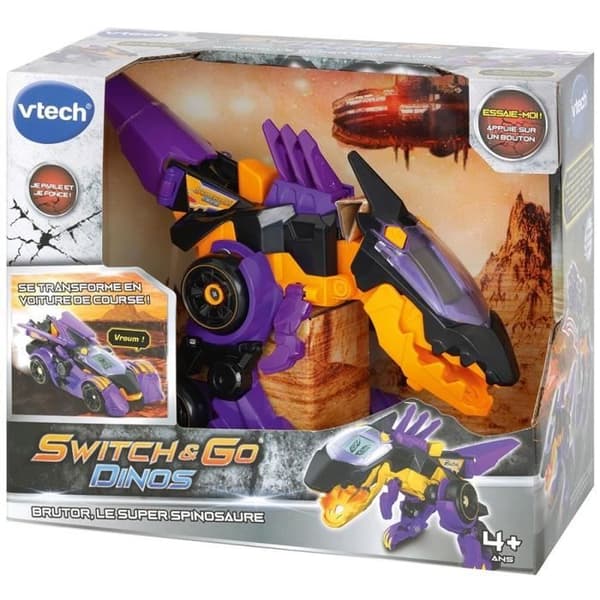 Switch & Go Dinos - Brutor Super Spinosaure (Race car)