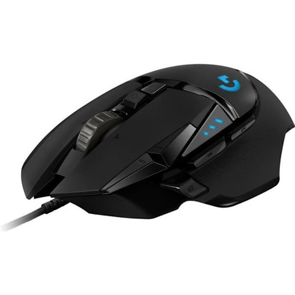 Logitech G502 HERO Gaming Mouse Svart