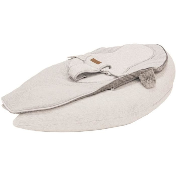 Domiva NOVA multifunktionell amningskudde - 202 cm - 4 i 1 - Soft nova - Pearl