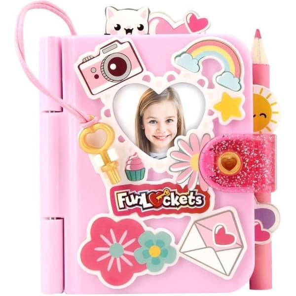 Mini Journal - KD - Funlockets - My Mini Secret Journal - Ha kul med att anpassa din journal