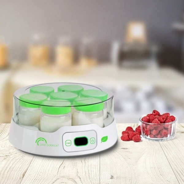 Yoghurtmaskin - LITE BALANS - Digital - 7 krukor + 6 extra krukor