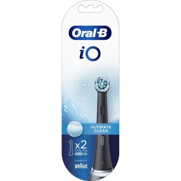 Oral-B iO Ultimate Clean Black Brushes, 2 x
