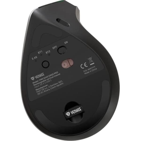 YENKEE YMS 5040 Ergonomisk Vertikal Trådlös Mus