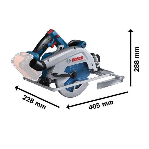 Circular Saw Bosch Professional GKS 18V + 2 Batterier 5.5Ah Procore 18V + laddare